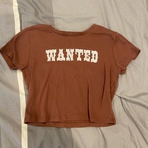 Wanted Crop Top